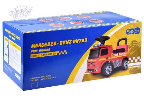 Jeździk Mercedes STRAŻ POŻARNA autko pchacz ZA3689 Jeździk Mercedes STRAŻ POŻARNA autko pchacz ZA3689
