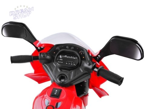 Motorek na akumulator kolorowe światła led PA0241 Motorek na akumulator kolorowe światła led PA0241