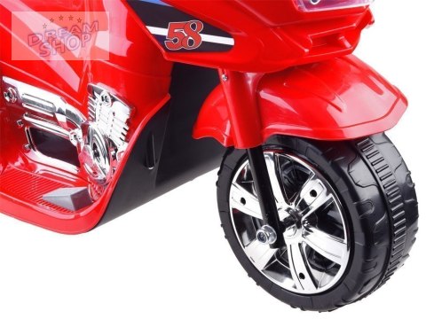 Motorek na akumulator kolorowe światła led PA0241 Motorek na akumulator kolorowe światła led PA0241