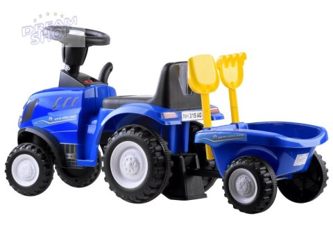 New Holland jeździk TRAKTOR z przyczepą ZA3691 New Holland jeździk TRAKTOR z przyczepą ZA3691