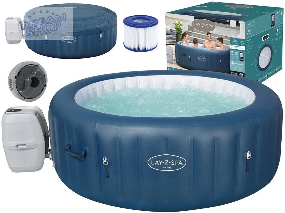 Lay-Z-Spa Milan Jacuzzi BESTWAY Lay-Z-Spa Milan Jacuzzi BESTWAY