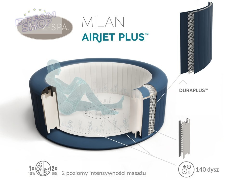 Lay-Z-Spa Milan Jacuzzi BESTWAY Lay-Z-Spa Milan Jacuzzi BESTWAY