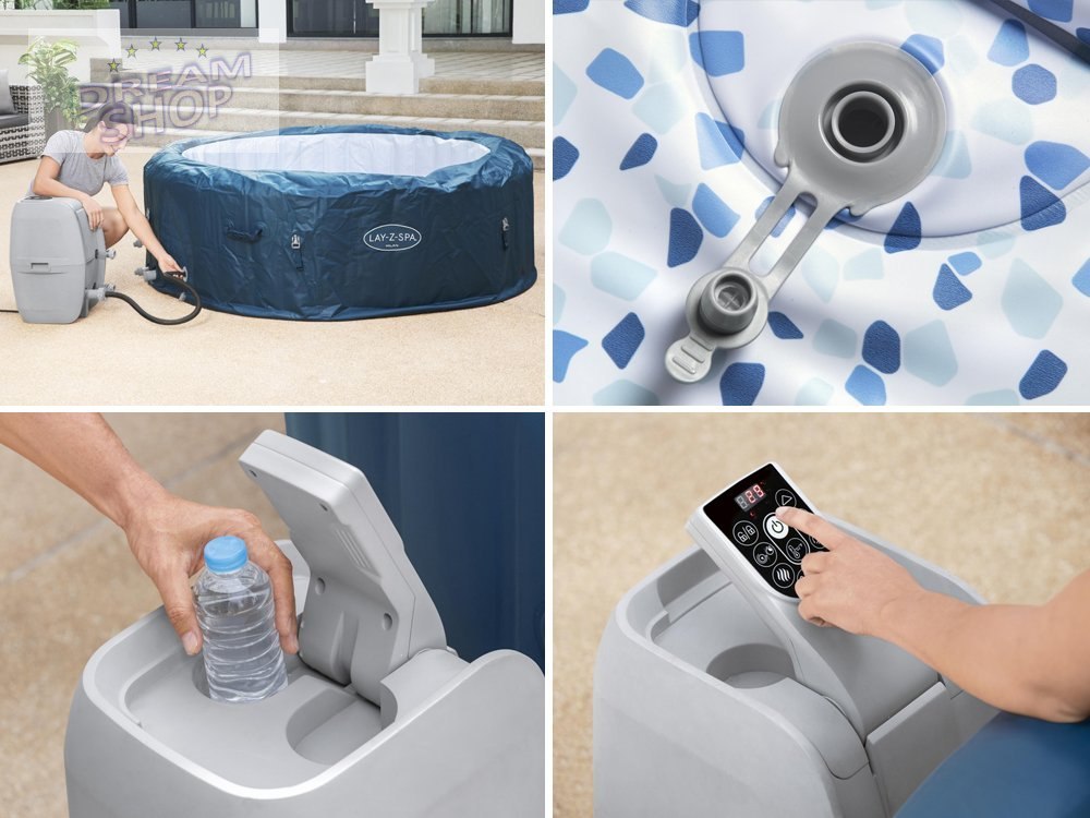 Lay-Z-Spa Milan Jacuzzi BESTWAY Lay-Z-Spa Milan Jacuzzi BESTWAY