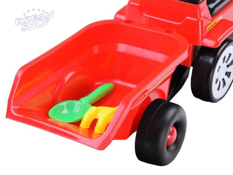 Jeździk TRAKTOR z przyczepą melodie akces ZA3746 Jeździk TRAKTOR z przyczepą melodie akces ZA3746