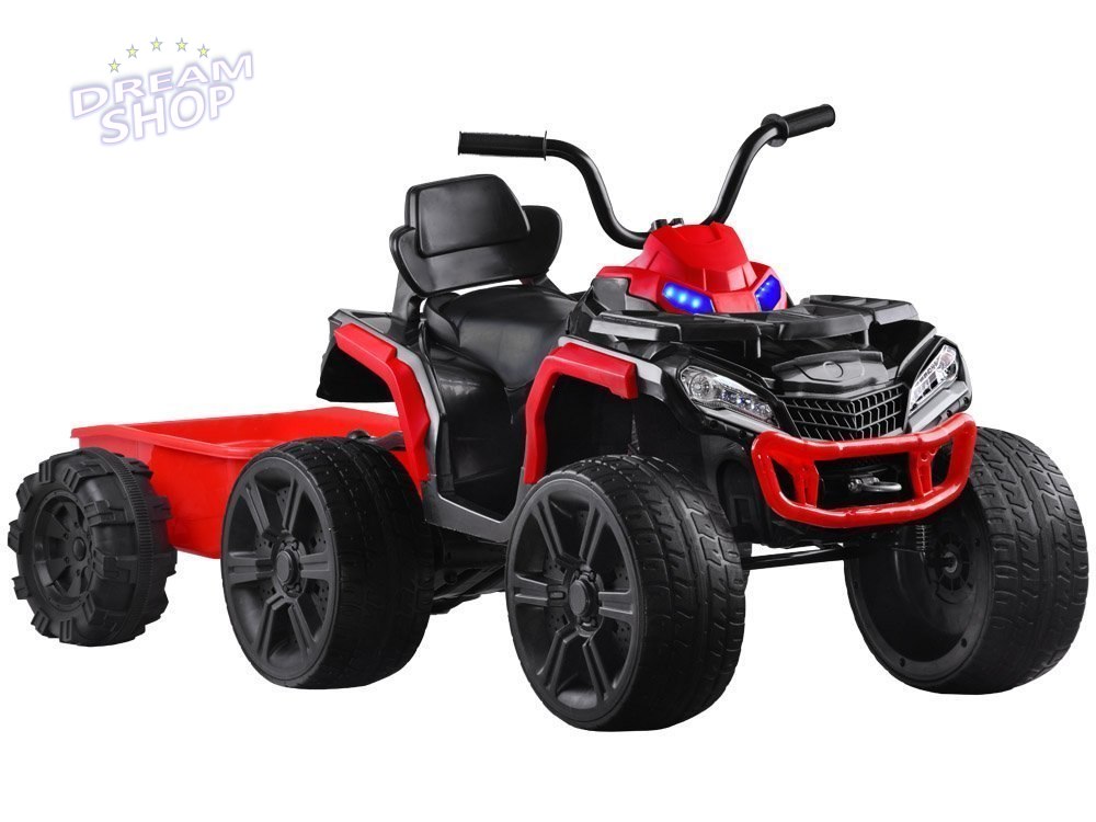Quad z przyczepą dla dziecka światła led PA0252 Quad z przyczepą dla dziecka światła led PA0252
