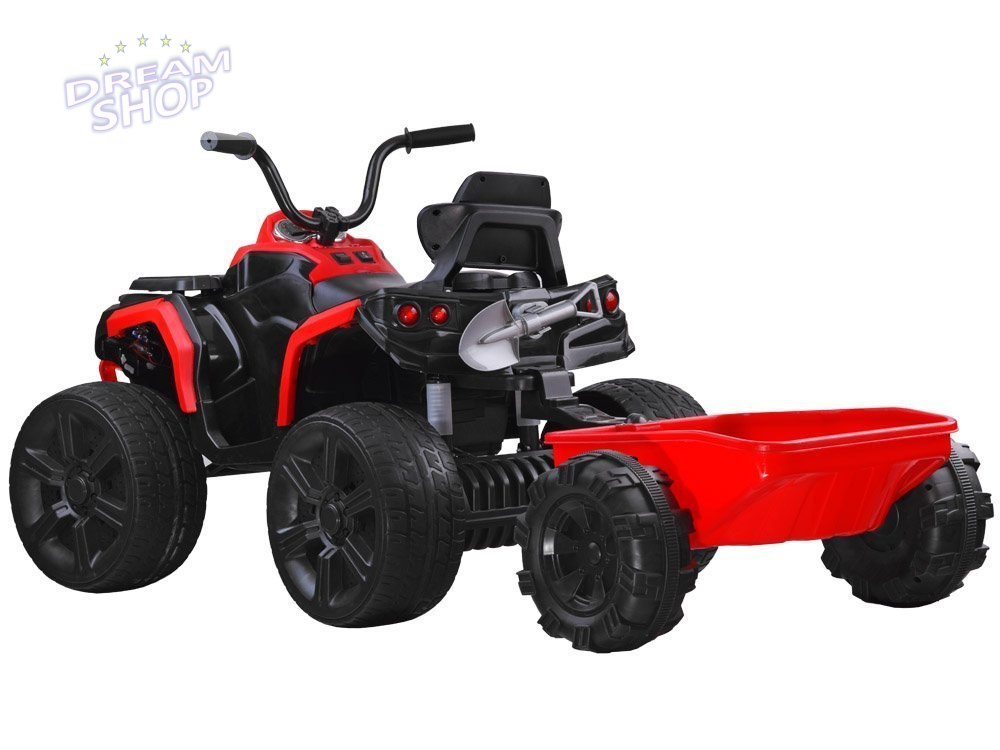 Quad z przyczepą dla dziecka światła led PA0252 Quad z przyczepą dla dziecka światła led PA0252