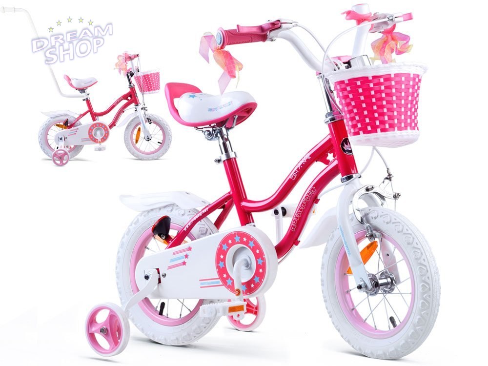 RoyalBaby Rower dziewczęcy STAR GIRL 12cal RB12G-1 RoyalBaby Rower dziewczęcy STAR GIRL 12cal RB12G-1
