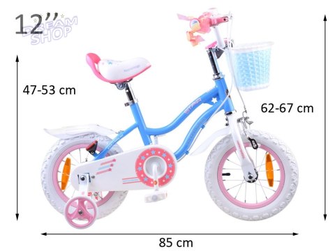 RoyalBaby Rower dziewczęcy STAR GIRL 12cal RB12G-1 RoyalBaby Rower dziewczęcy STAR GIRL 12cal RB12G-1