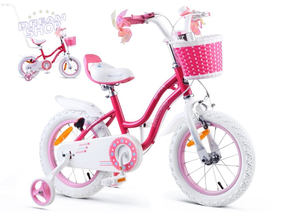 RoyalBaby Rower dziewczęcy STAR GIRL 14cal RB14G-1 RoyalBaby Rower dziewczęcy STAR GIRL 14cal RB14G-1