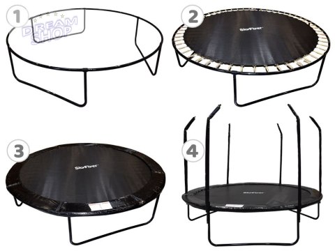 Trampolina ogrodowa SkyFlyer + drabinka 8FT 244cm Trampolina ogrodowa SkyFlyer + drabinka 8FT 244cm
