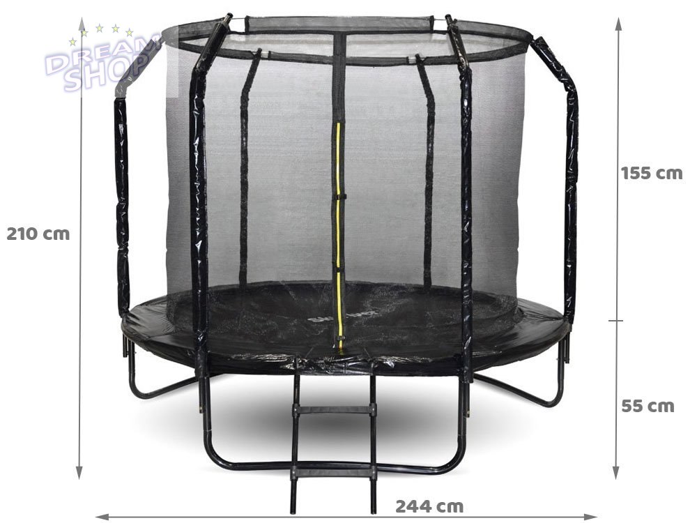 Trampolina ogrodowa SkyFlyer + drabinka 8FT 244cm Trampolina ogrodowa SkyFlyer + drabinka 8FT 244cm