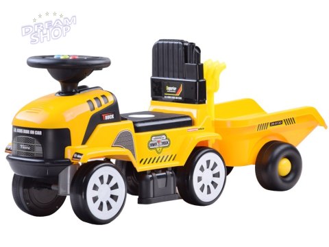Jeździk TRAKTOR z przyczepą melodie akces ZA3746 Jeździk TRAKTOR z przyczepą melodie akces ZA3746