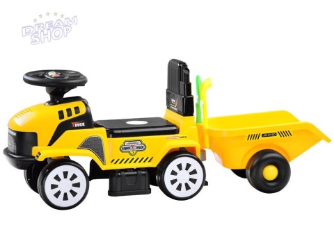 Jeździk TRAKTOR z przyczepą melodie akces ZA3746 Jeździk TRAKTOR z przyczepą melodie akces ZA3746