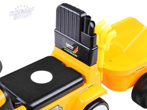 Jeździk TRAKTOR z przyczepą melodie akces ZA3746 Jeździk TRAKTOR z przyczepą melodie akces ZA3746