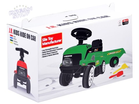 Jeździk TRAKTOR z przyczepą melodie akces ZA3746 Jeździk TRAKTOR z przyczepą melodie akces ZA3746