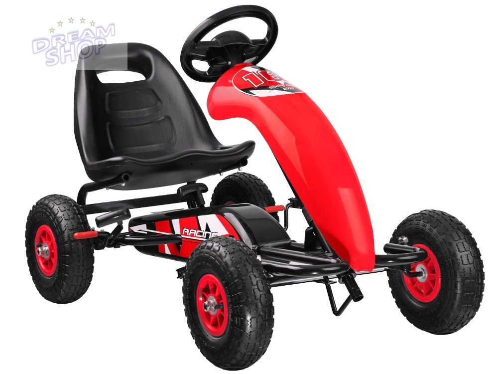 Sportowy GOKART na pedała pompowane koła SP0531 Sportowy GOKART na pedała pompowane koła SP0531