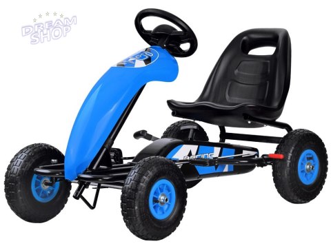 Sportowy GOKART na pedała pompowane koła SP0531 Sportowy GOKART na pedała pompowane koła SP0531
