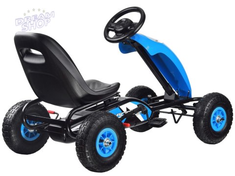 Sportowy GOKART na pedała pompowane koła SP0531 Sportowy GOKART na pedała pompowane koła SP0531