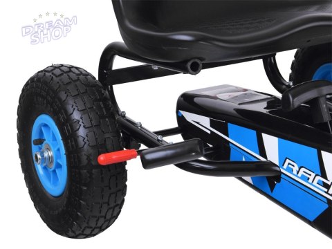 Sportowy GOKART na pedała pompowane koła SP0531 Sportowy GOKART na pedała pompowane koła SP0531