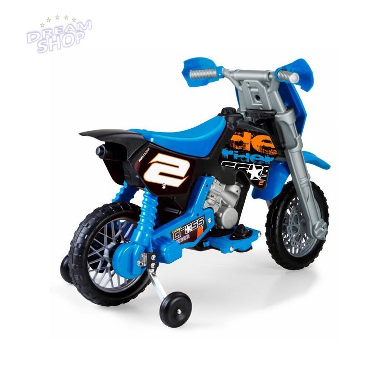 FEBER Motocykl Cross Pojazd na Akumulator RIDER 6V dla Dzieci + Kask FEBER Motocykl Cross Pojazd na Akumulator RIDER 6V dla Dzieci + Kask