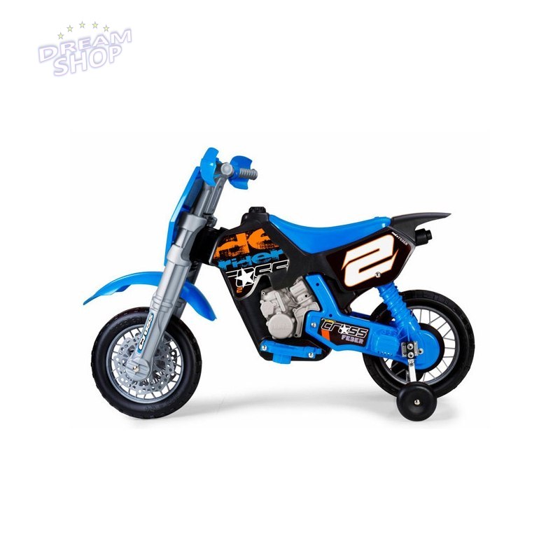 FEBER Motocykl Cross Pojazd na Akumulator RIDER 6V dla Dzieci + Kask FEBER Motocykl Cross Pojazd na Akumulator RIDER 6V dla Dzieci + Kask