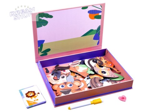 Puzzle Magnetyczne Zwierzęta 54 el tablica Magnetyczna Układanka ZA3971 Puzzle Magnetyczne Zwierzęta 54 el tablica Magnetyczna Układanka ZA3971