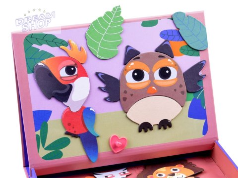 Puzzle Magnetyczne Zwierzęta 54 el tablica Magnetyczna Układanka ZA3971 Puzzle Magnetyczne Zwierzęta 54 el tablica Magnetyczna Układanka ZA3971