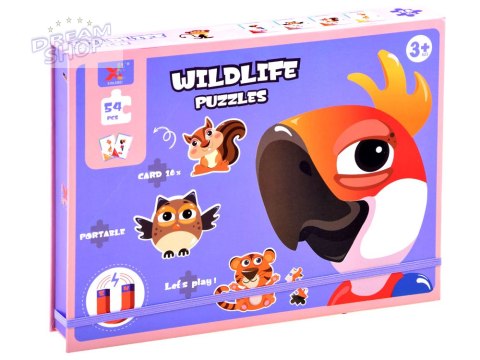 Puzzle Magnetyczne Zwierzęta 54 el tablica Magnetyczna Układanka ZA3971 Puzzle Magnetyczne Zwierzęta 54 el tablica Magnetyczna Układanka ZA3971