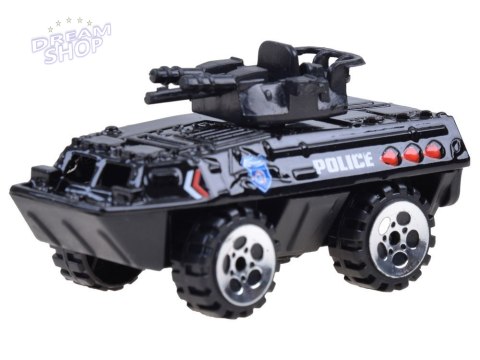 Autka metalowe zestaw POLICJA 6szt resoraki ZA3505 Autka metalowe zestaw POLICJA 6szt resoraki ZA3505