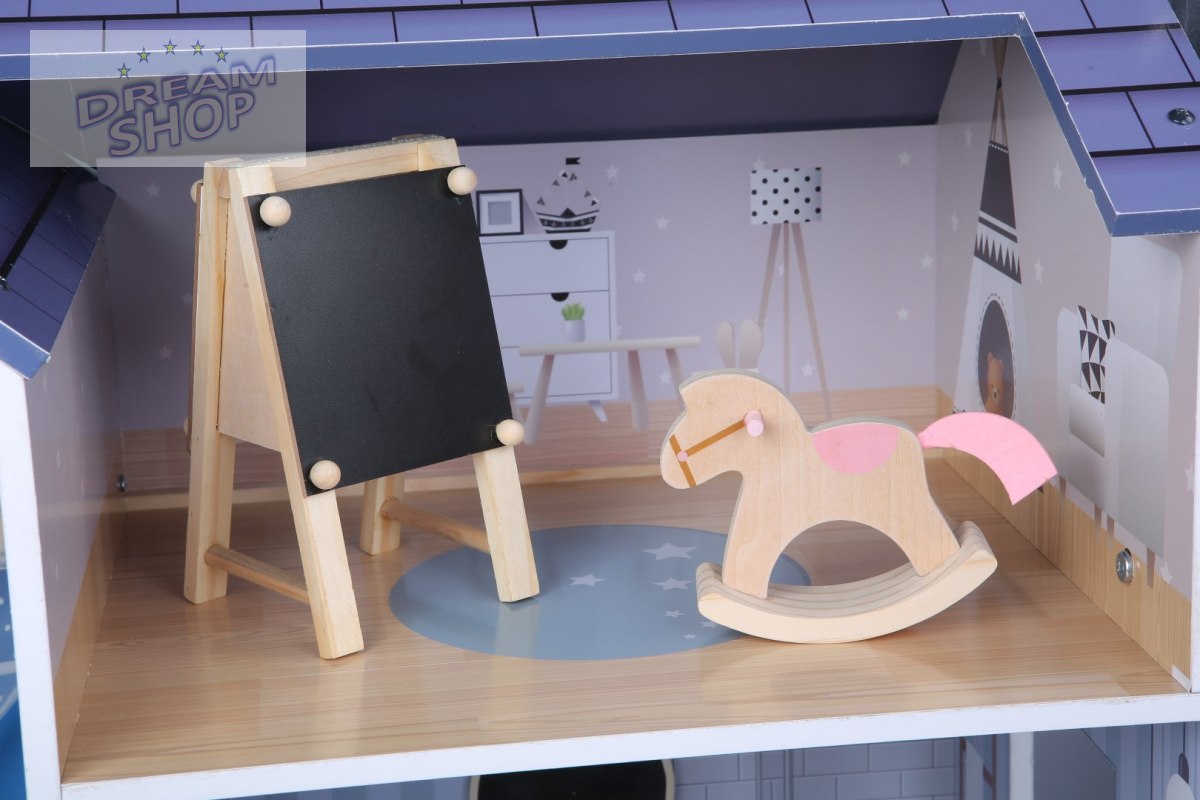 Domek dla lalek xxl Rezydencja Maya 28 el. Ecotoys Domek dla lalek xxl Rezydencja Maya 28 el. Ecotoys