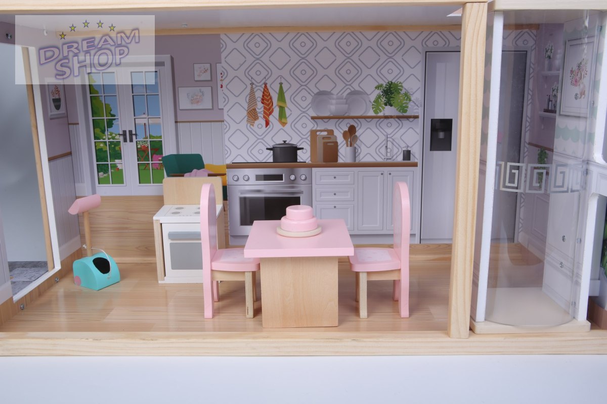 Domek dla lalek xxl Rezydencja Maya 28 el. Ecotoys Domek dla lalek xxl Rezydencja Maya 28 el. Ecotoys