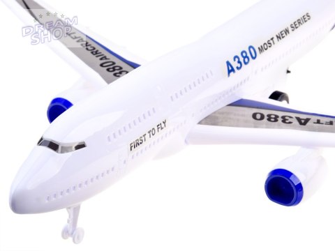 OGROMNY SAMOLOT pasażerski napęd dźwięki światło ZA3875