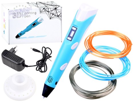 Pióro 3D magiczny długopis 3D + wkłady ZA3932 Pióro 3D magiczny długopis 3D + wkłady ZA3932