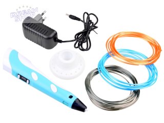 Pióro 3D magiczny długopis 3D + wkłady ZA3932