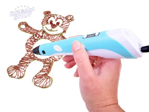 Pióro 3D magiczny długopis 3D + wkłady ZA3932 Pióro 3D magiczny długopis 3D + wkłady ZA3932