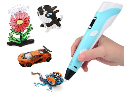 Pióro 3D magiczny długopis 3D + wkłady ZA3932 Pióro 3D magiczny długopis 3D + wkłady ZA3932