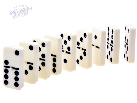 Gra logiczna DOMINO w eleganckie pudełko GR0335 Gra logiczna DOMINO w eleganckie pudełko GR0335