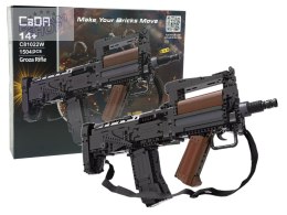 Karabin Pistolet Groza Klocki 1504 Elementów CADA 10 Pocisków