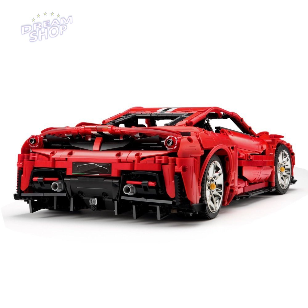 Klocki Konstrukcyjne Auto Sportowe Czerwone 3187 Elementów Klocki Konstrukcyjne Auto Sportowe Czerwone 3187 Elementów