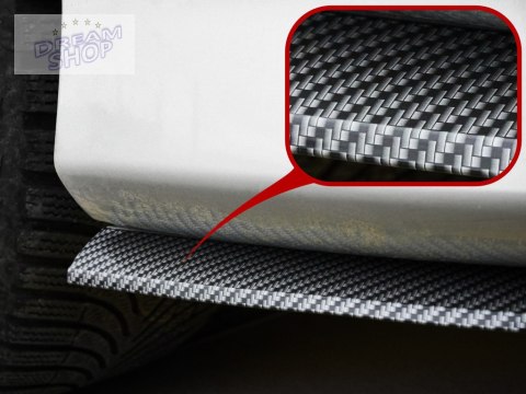 Dokładka do zderzaka taśma ochronna 5D czarna 5cm x 2,5m Dokładka do zderzaka taśma ochronna 5D czarna 5cm x 2,5m