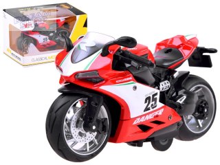 Diecast model Motocykl z naciągiem zabawka ZA3933 A