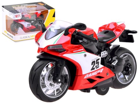Diecast model Motocykl z naciągiem zabawka ZA3933 A