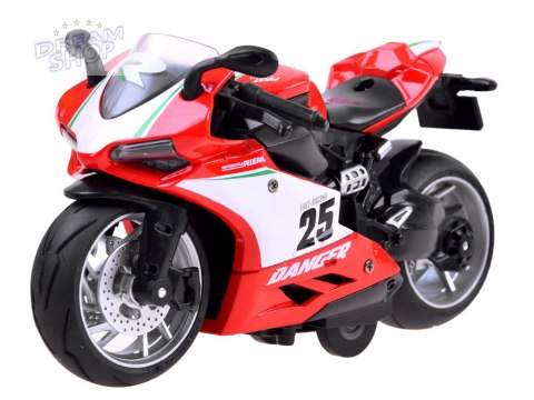 Diecast model Motocykl z naciągiem zabawka ZA3933 A