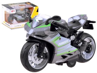 Diecast model Motocykl z naciągiem zabawka ZA3933