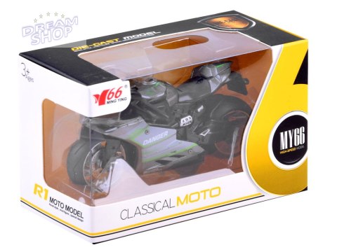 Diecast model Motocykl z naciągiem zabawka ZA3933 Diecast model Motocykl z naciągiem zabawka ZA3933
