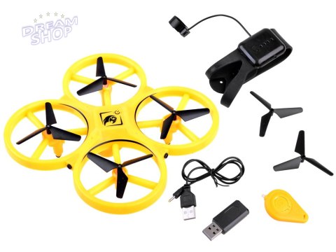 Dron Sterowany ręką gestem + pilot Quadrocopter RC0573 Dron Sterowany ręką gestem + pilot Quadrocopter RC0573