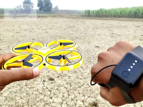 Dron Sterowany ręką gestem + pilot Quadrocopter RC0573 Dron Sterowany ręką gestem + pilot Quadrocopter RC0573