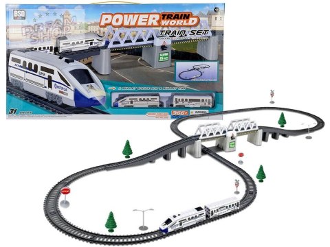 Kolejka elektryczna Nowoczesny pociąg 366cm RC0469 Kolejka elektryczna Nowoczesny pociąg 366cm RC0469