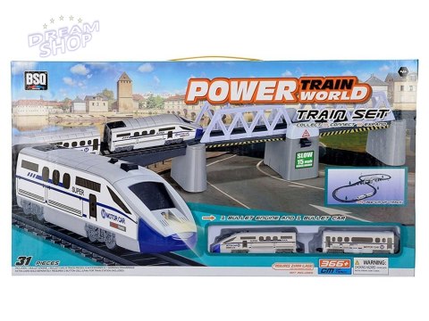 Kolejka elektryczna Nowoczesny pociąg 366cm RC0469 Kolejka elektryczna Nowoczesny pociąg 366cm RC0469