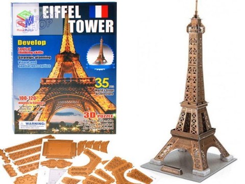 Przestrzenne Puzzle 3D Wieża Eiffla ZA1577 Przestrzenne Puzzle 3D Wieża Eiffla ZA1577